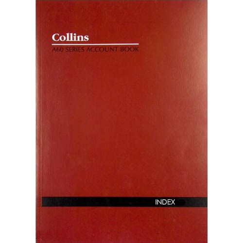 Account Book A60 Index Perfect Bound Soft Cover